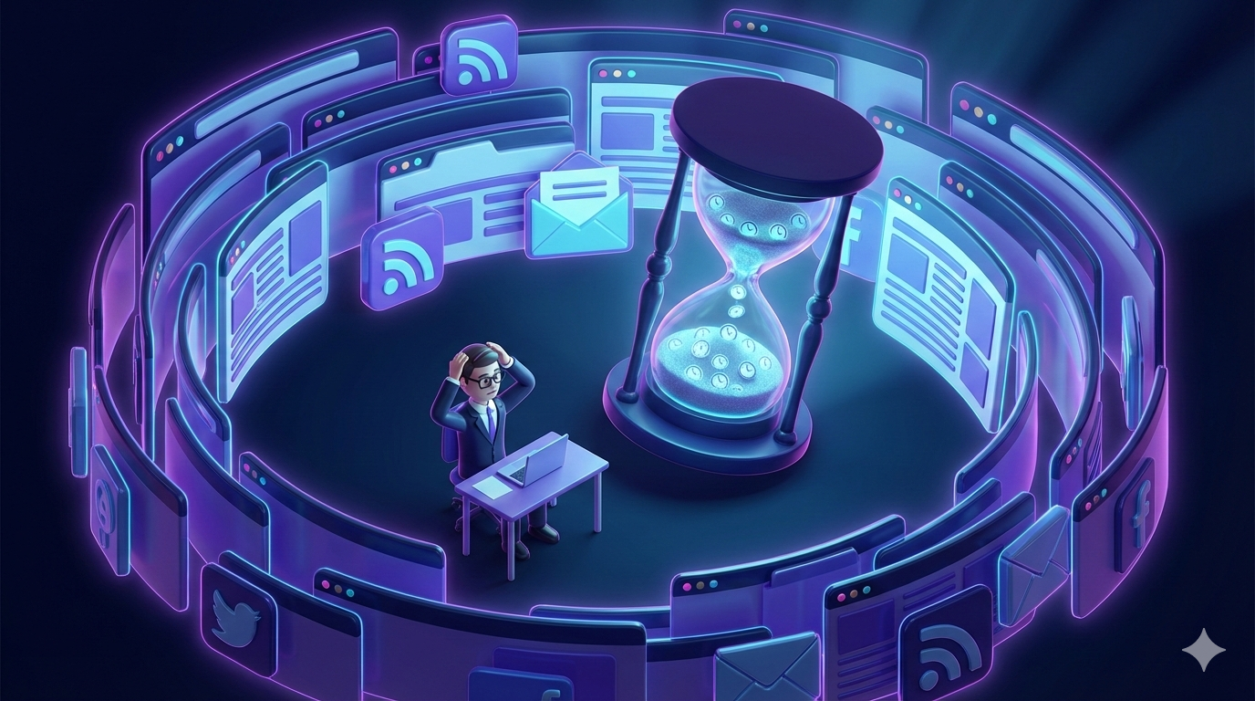 Veille professionnelle : combien d'heures perdues chaque semaine ?